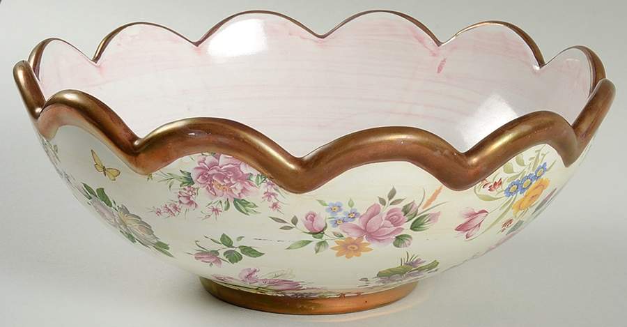 Chelsea Luster 10" Round Serving Bowl by MacKenzie-Childs-1