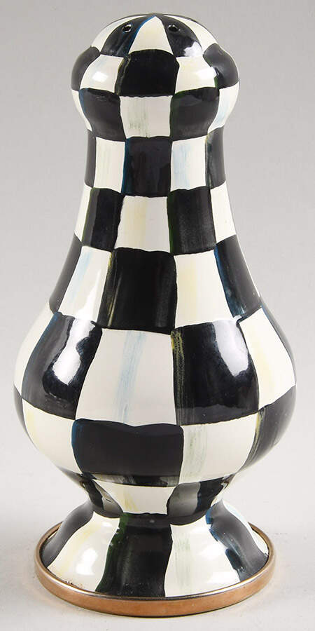 Courtly Check Metal Salt Shaker by MacKenzie-Childs-1