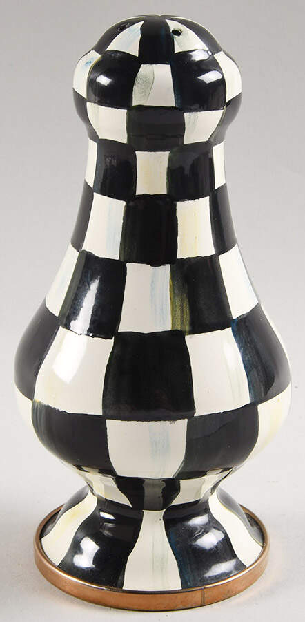 Courtly Check Metal Pepper Shaker by MacKenzie-Childs-1