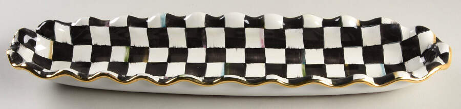 Courtly Check Hors d'Oeuvre Tray by MacKenzie-Childs-1
