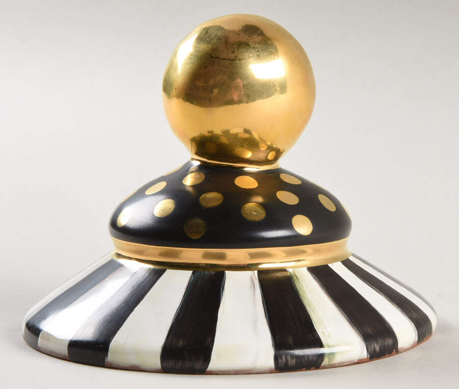 Courtly Check Lid for Medium Canister by MacKenzie-Childs-1