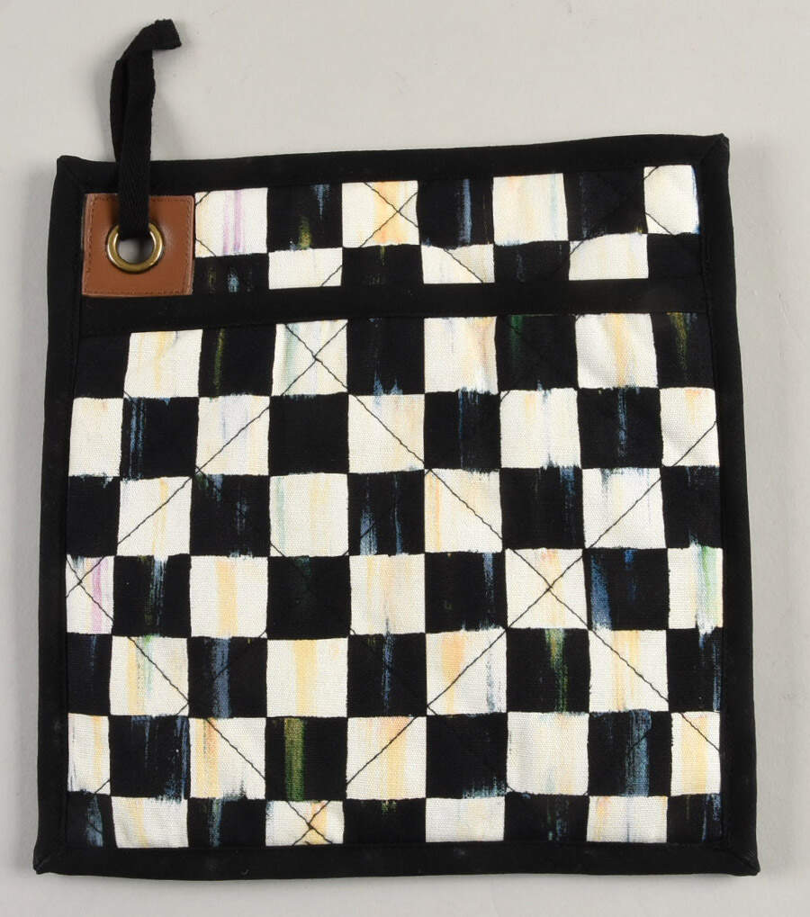Courtly Check Cloth Potholder by MacKenzie-Childs-1