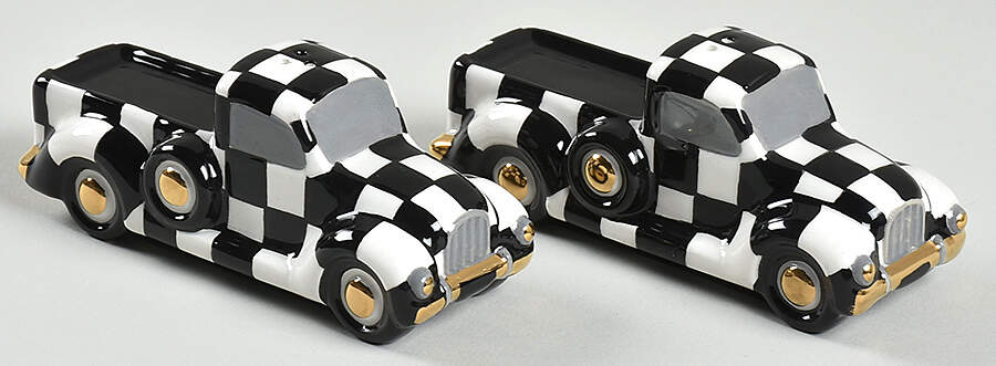 Courtly Check Figural Salt & Pepper Set by MacKenzie-Childs-1