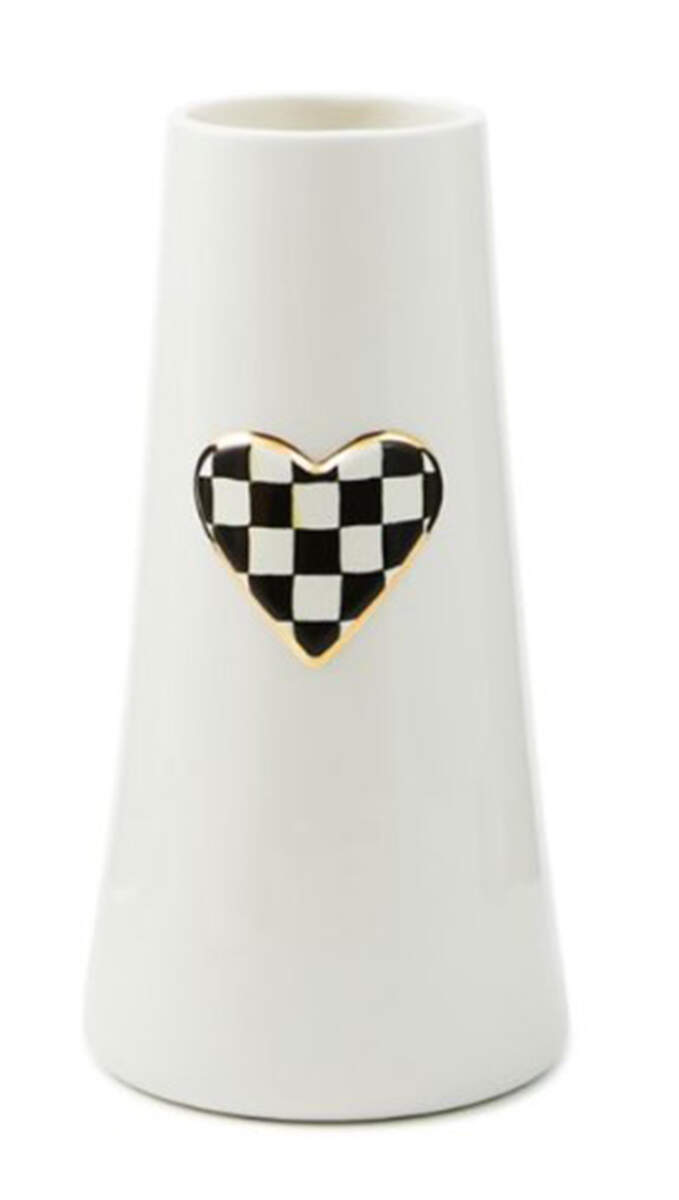 Courtly Check 8" Vase by MacKenzie-Childs-1