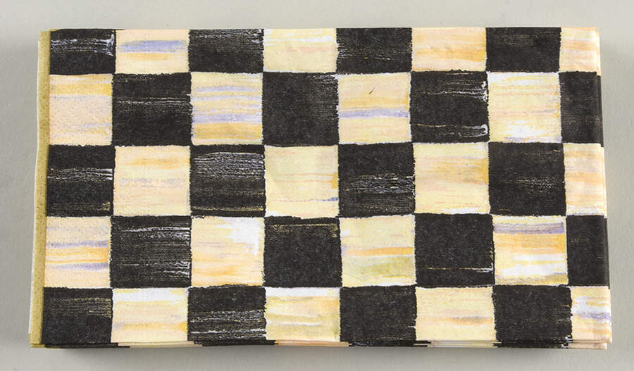 Courtly Check Package of Paper Guest Towel Napkins by MacKenzie-Childs-1