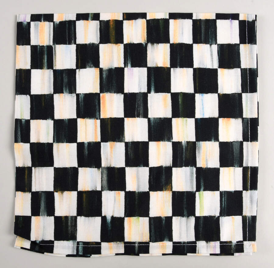 Courtly Check Cloth Napkin by MacKenzie-Childs-1