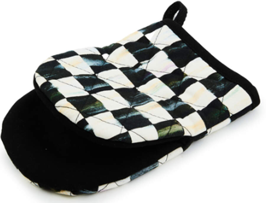 Courtly Check Mini Cloth Oven Mitt by MacKenzie-Childs-1