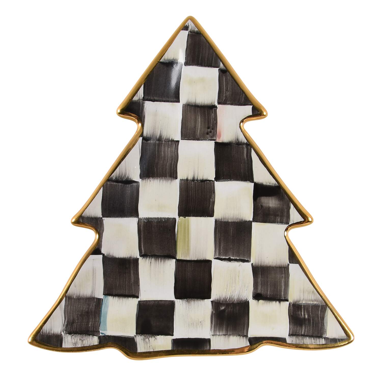 Courtly Check 1 Part Medium Tree Shaped Dish by MacKenzie-Childs-1