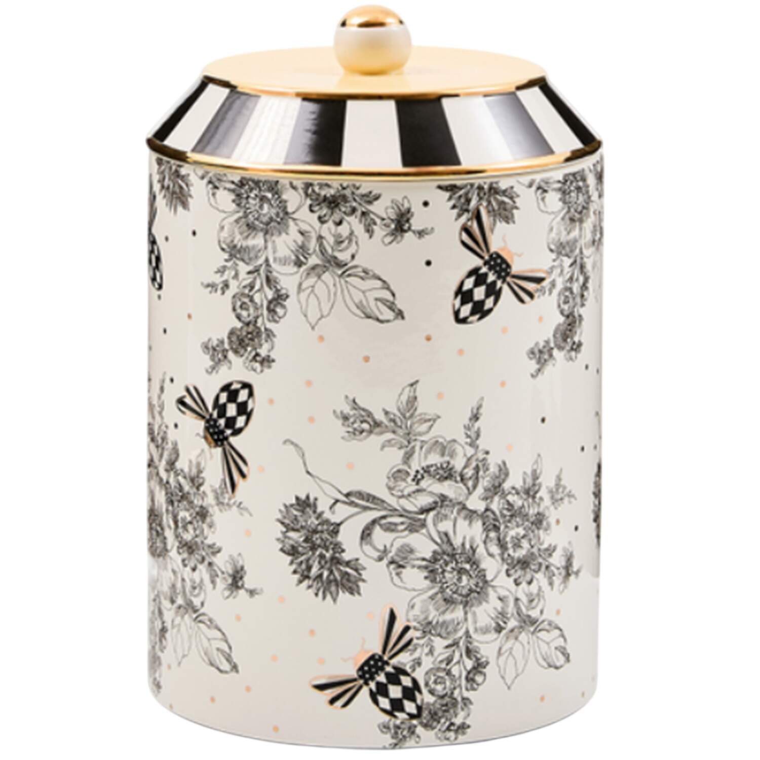 Courtly Check Medium Canister & Lid by MacKenzie-Childs-1