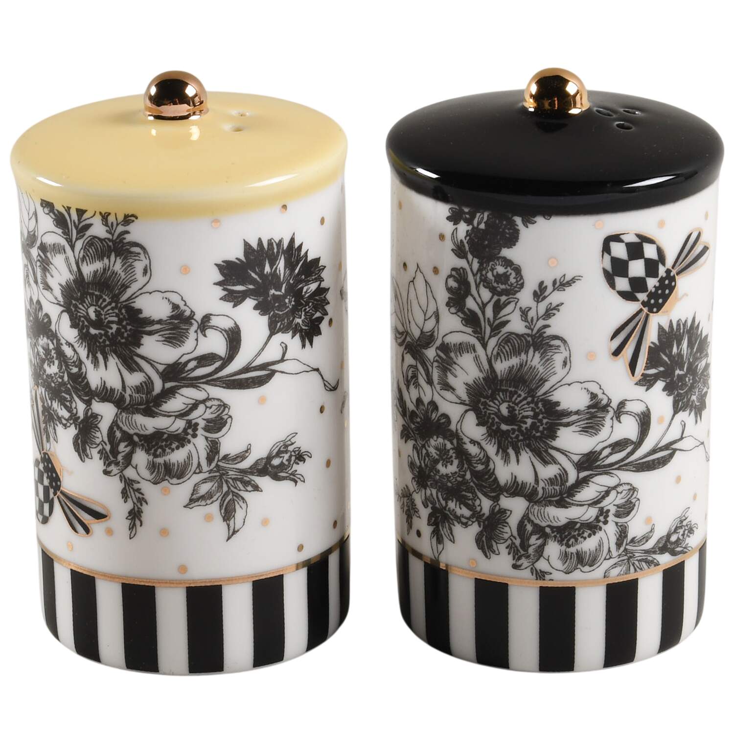 Courtly Check Salt & Pepper Set by MacKenzie-Childs-1