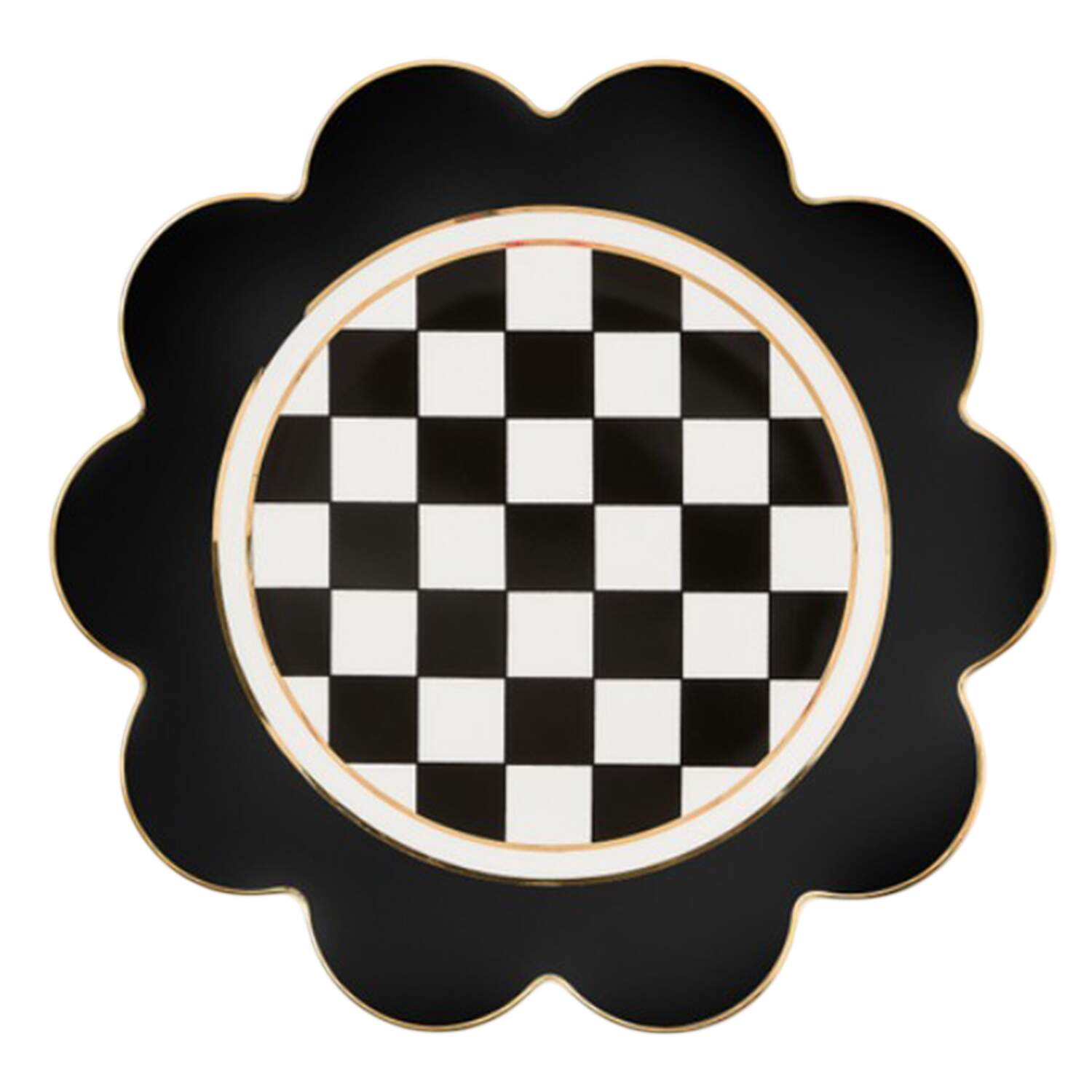 Courtly Check Dinner Plate by MacKenzie-Childs-1