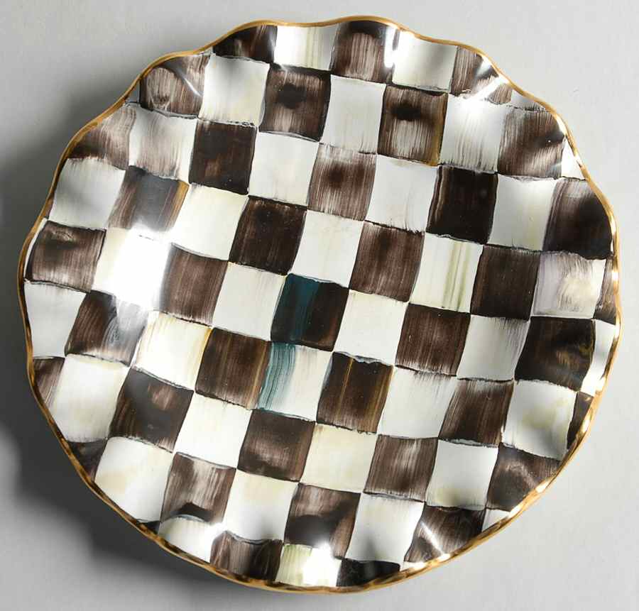 Courtly Check Salad/Dessert Plate by MacKenzie-Childs-1