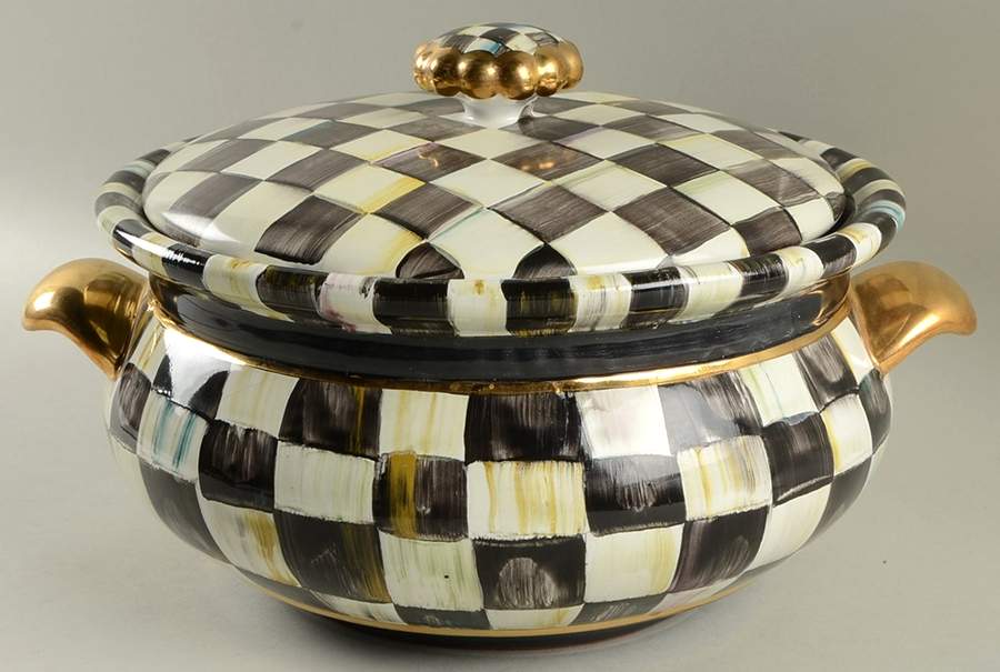 Courtly Check Tureen &  Lid by MacKenzie-Childs-1