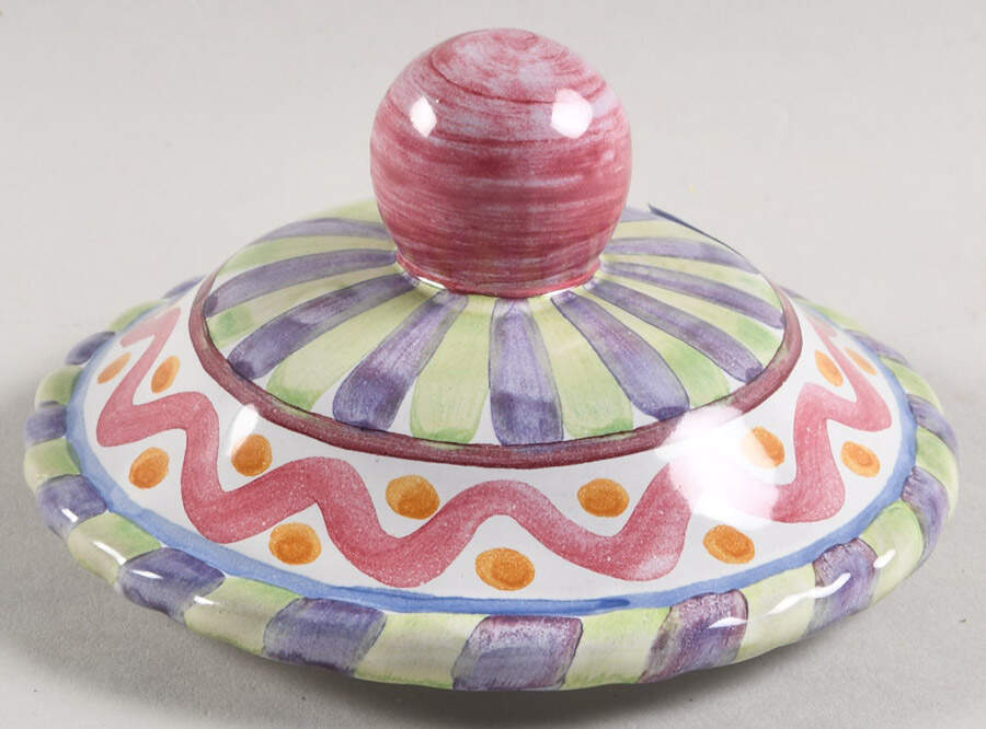 Piccadilly Lid for Small Canister by MacKenzie-Childs-1