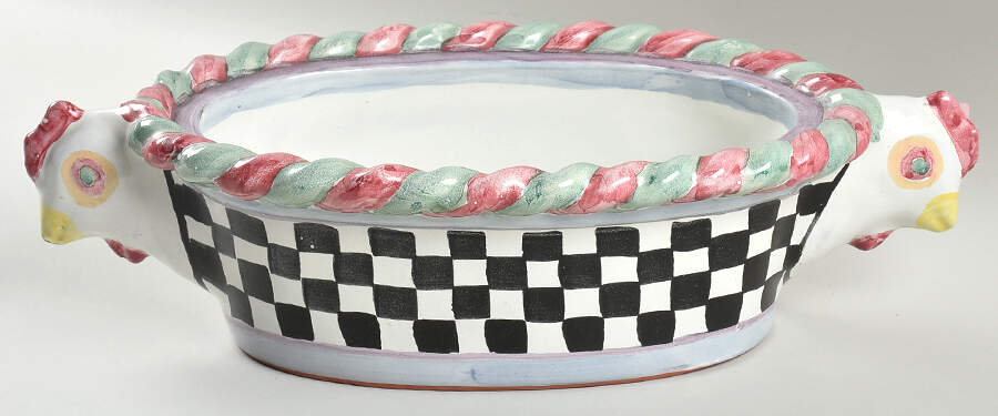 Piccadilly 1 Quart Oval Casserole No Lid by MacKenzie-Childs-1