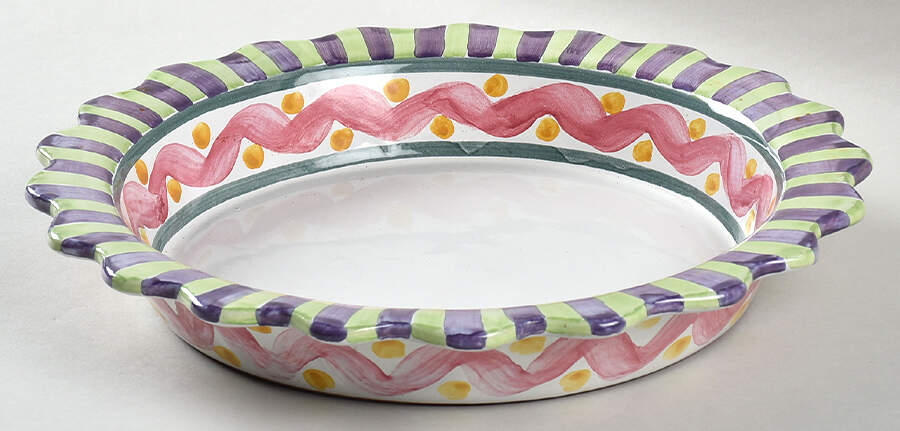 Piccadilly 12" Pie Baking Plate by MacKenzie-Childs-1