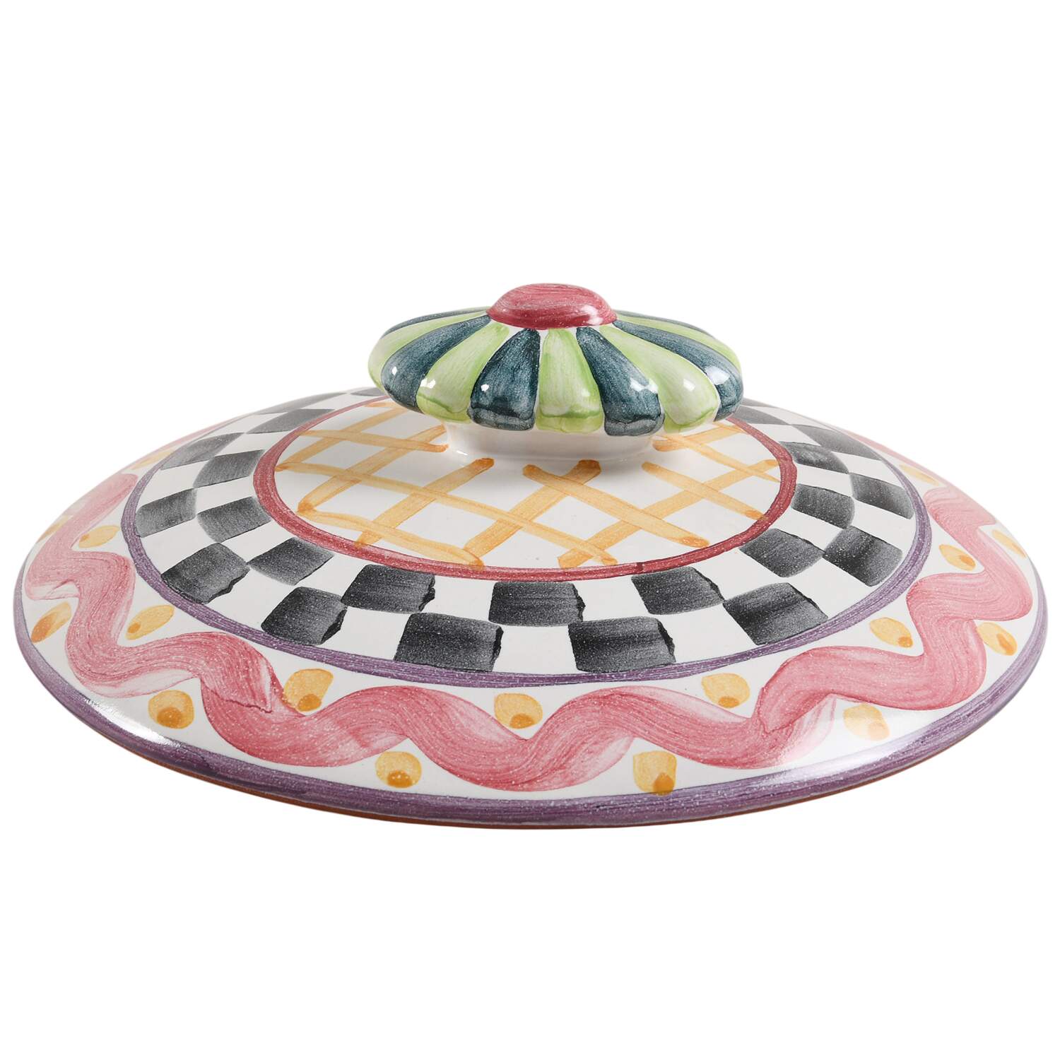 Piccadilly Lid for 1 Qt Round Casserole by MacKenzie-Childs-1
