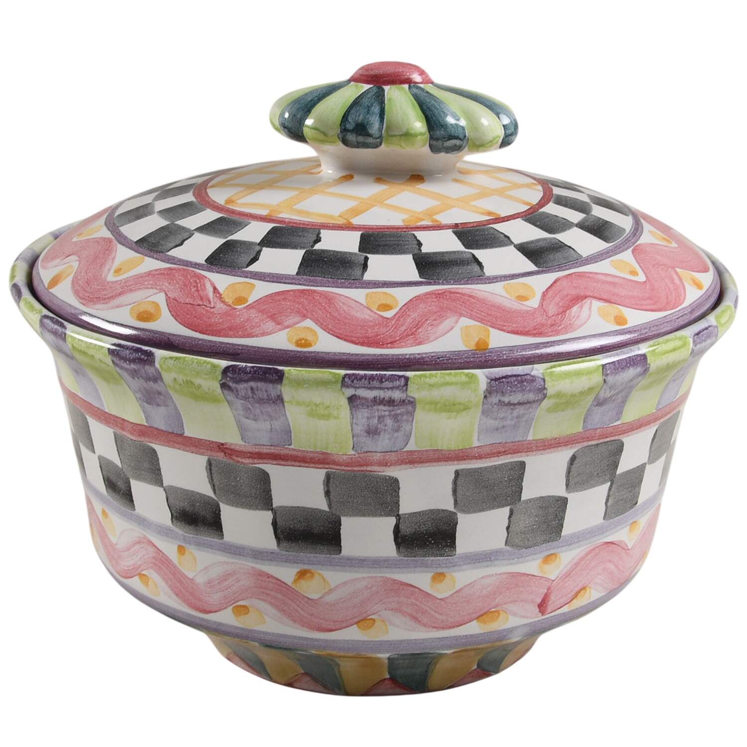 Piccadilly 1 Qt Round Covered Casserole by MacKenzie-Childs-1