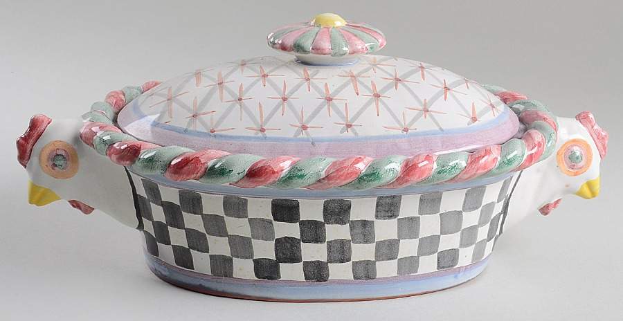 Piccadilly 1 Quart Oval Covered Casserole by MacKenzie-Childs-1