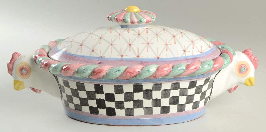 Piccadilly 1.5 Quart Oval Covered Casserole by MacKenzie-Childs-1