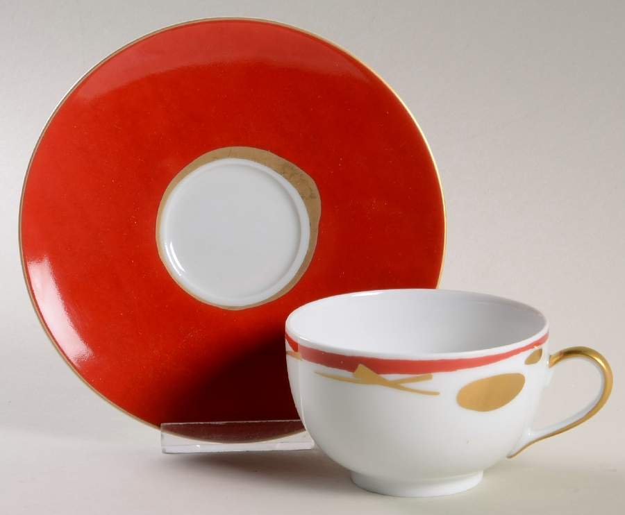 Voyage Immobile Flat Cup & Saucer Set by Medard de Noblat-1