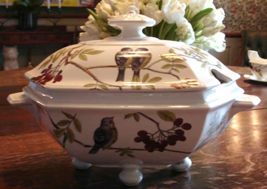 Essex Birds Tureen &  Lid by Minton-1