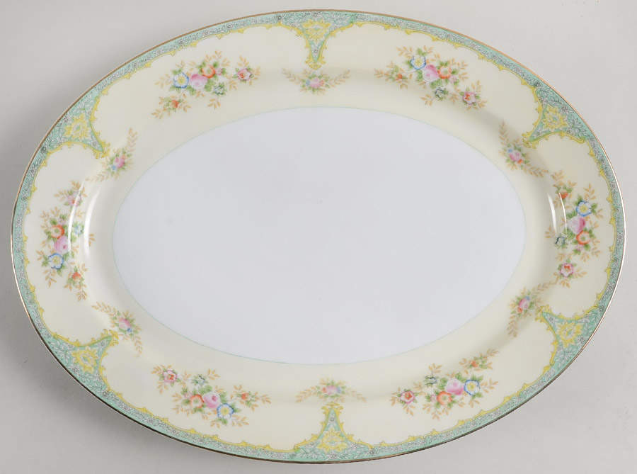 MEI44 14" Oval Serving Platter by Meito-1