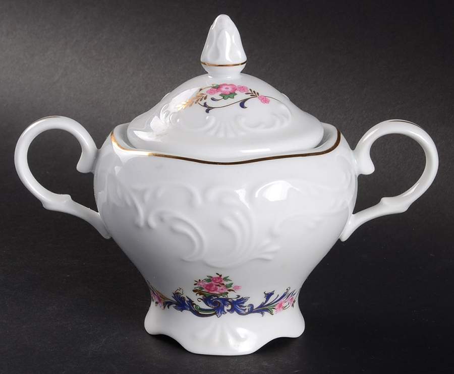 MNU3 Sugar Bowl & Lid by Menuet (Poland)-1