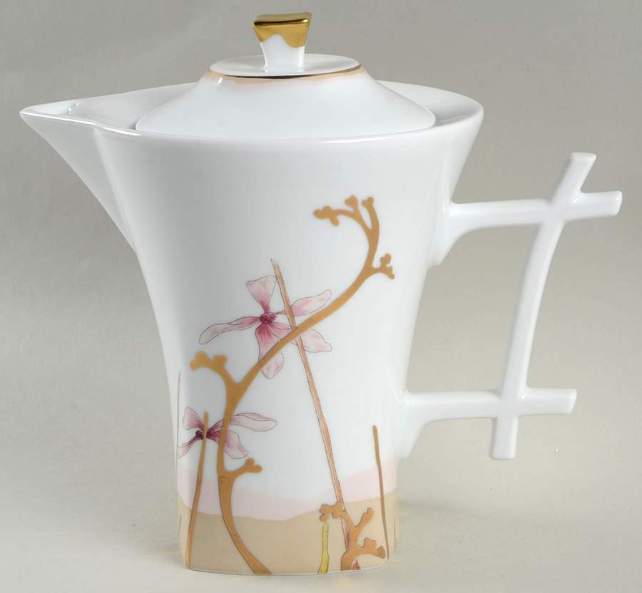 Amour En Cage (Oxygene Shape) Teapot & Lid by Medard de Noblat-1