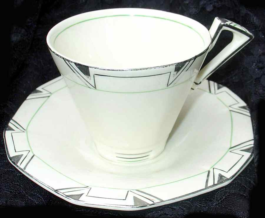 MEA268 Flat Cup & Saucer Set by Alfred Meakin-1