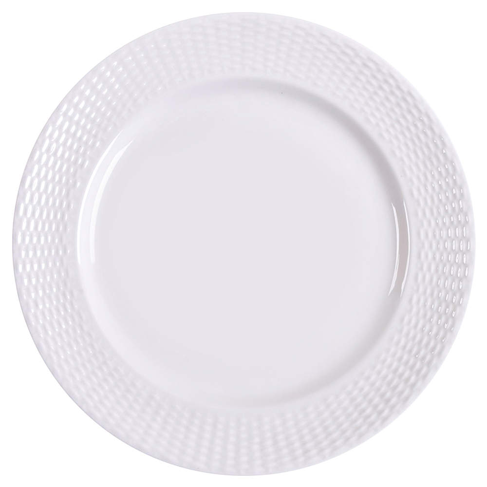 Basketweave Dinner Plate by Martha Stewart-1