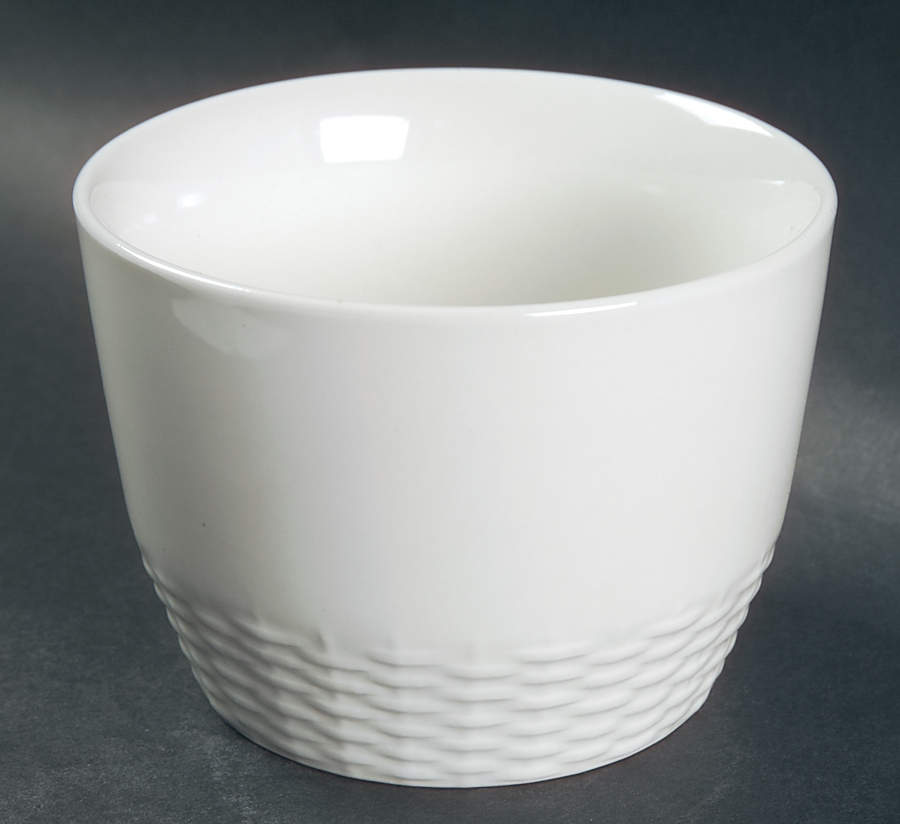 Basketweave Fruit/Dessert (Sauce) Bowl by Martha Stewart-1