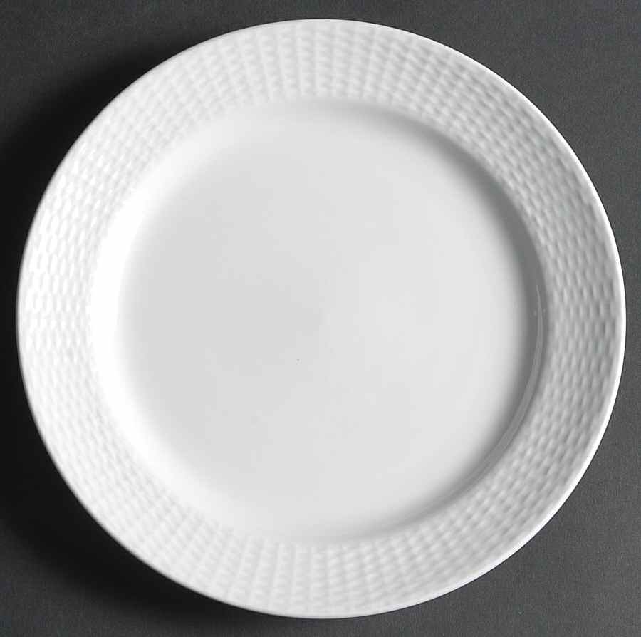 Basketweave Salad Plate by Martha Stewart-1
