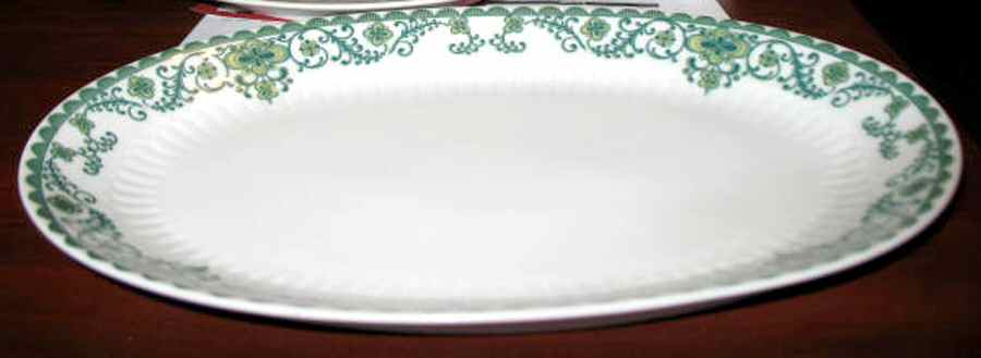 Inglasur 11" Oval Serving Platter by Mitterteich-1