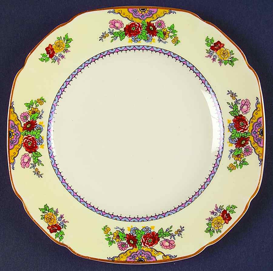 MAD200 Square Bread & Butter Plate by John Maddock & Sons-1