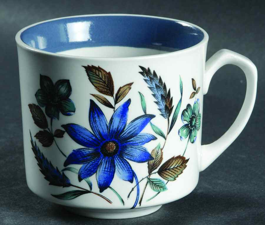 Country Side (Floral) Flat Cup by Myott Staffordshire-1