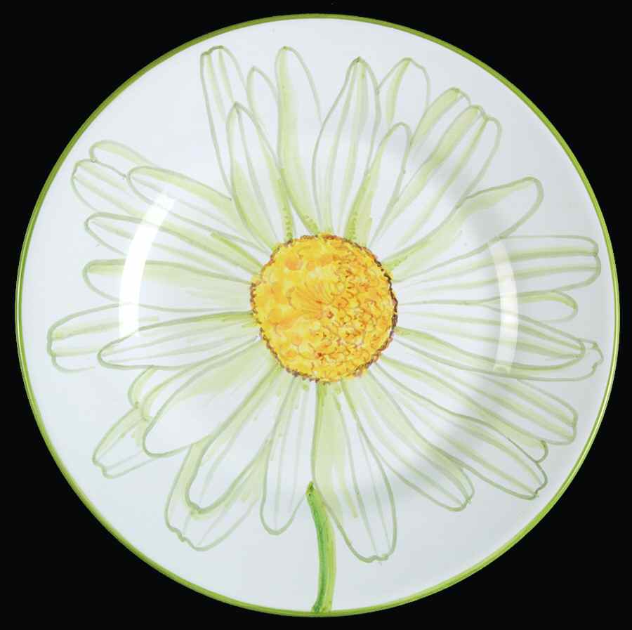 Flower Show Salad/Dessert Plate by Mariposa-1