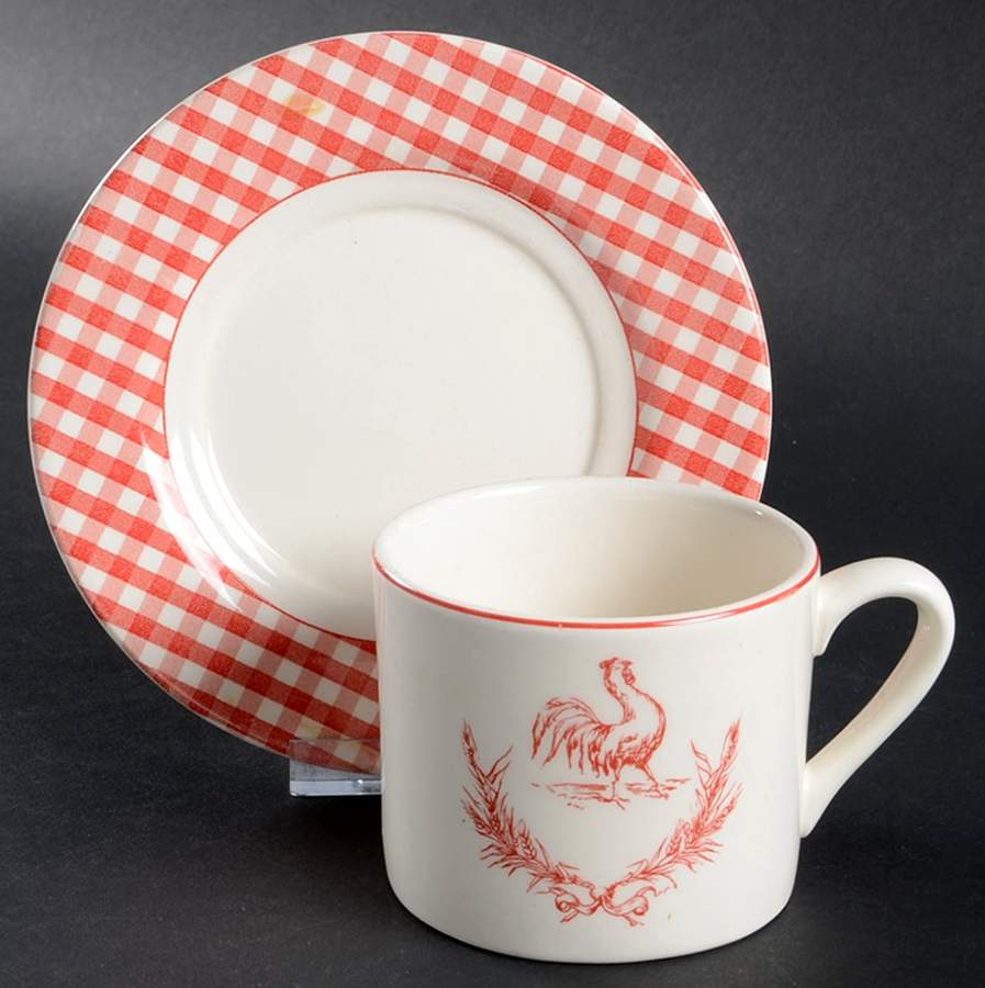 MSY4 Flat Cup & Saucer Set by Mainstays-1