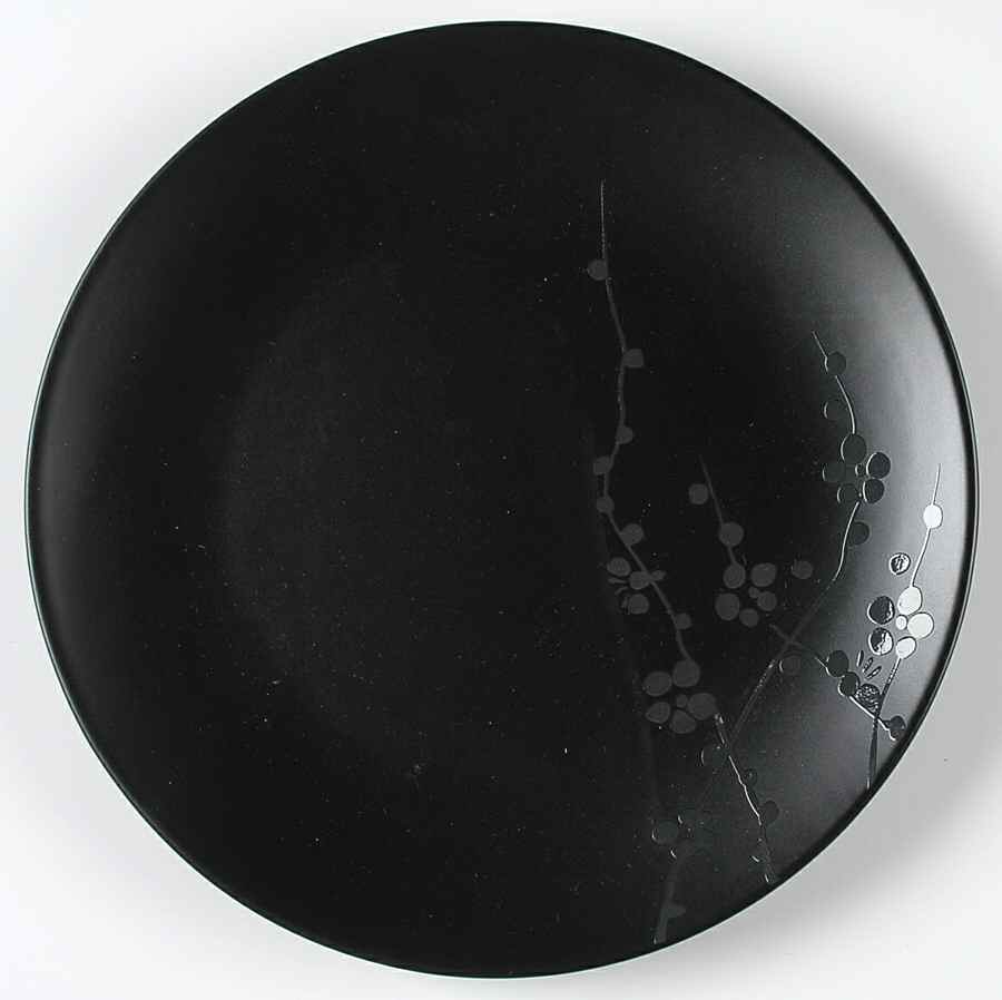 Midnight Silhouette Salad Plate by Mikasa-1