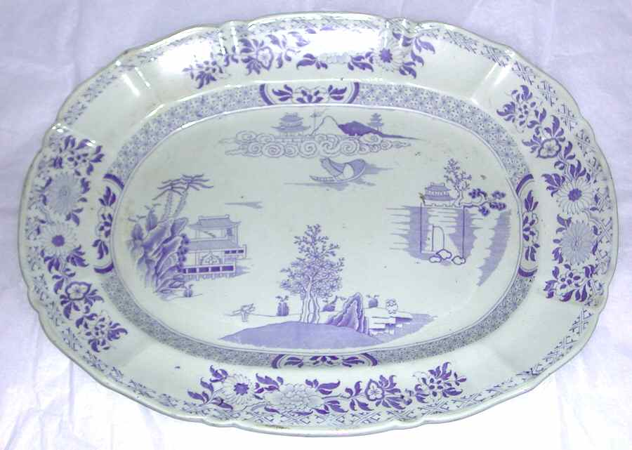MAS55 22" Oval Serving Platter by Mason's-1