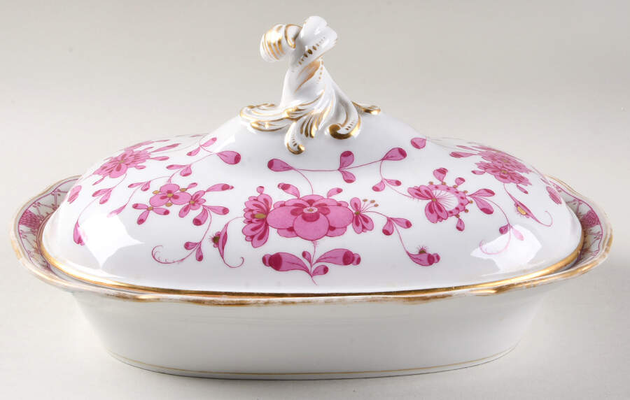 Indian Square Covered Vegetable by Meissen (Germany)-1