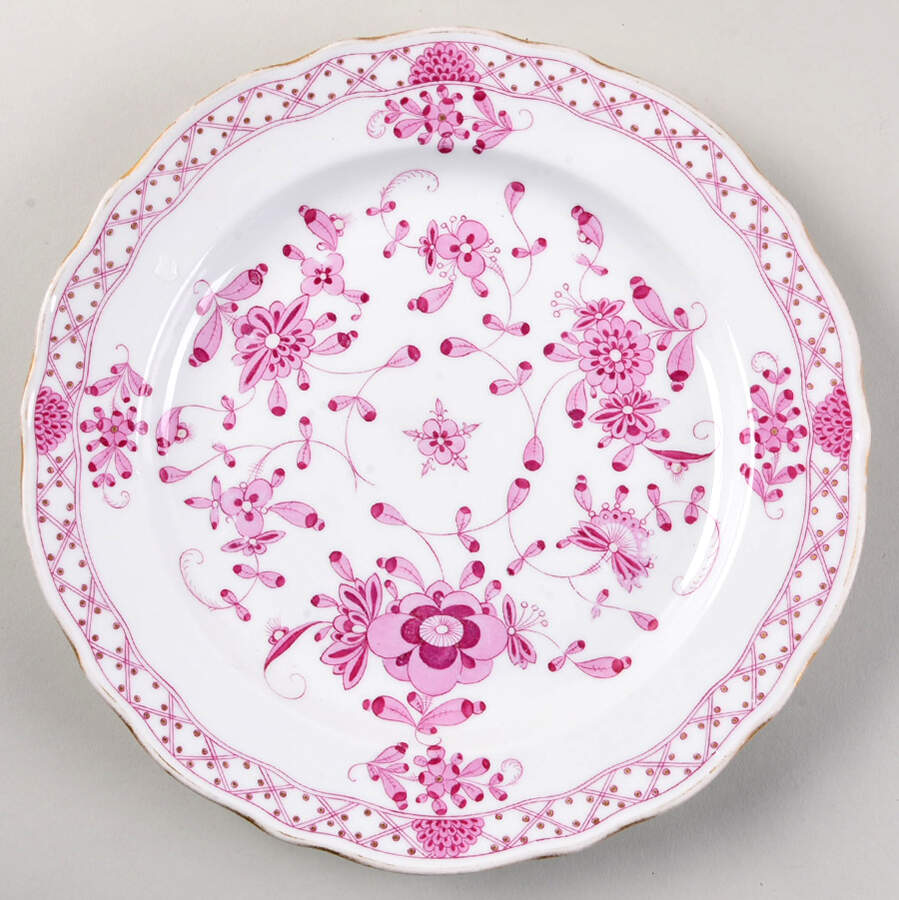 Indian Dinner Plate by Meissen (Germany)-1