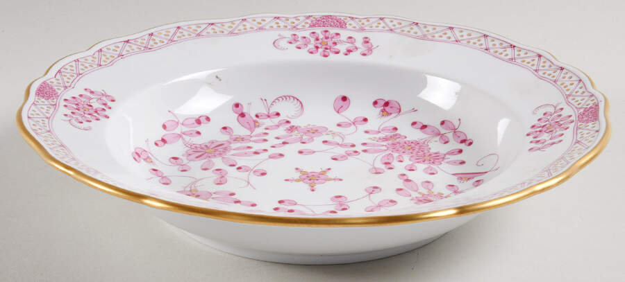 Indian Rim Soup Bowl by Meissen (Germany)-1