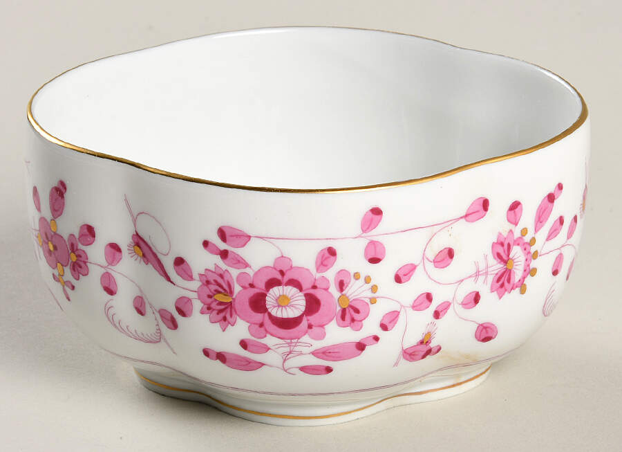 Indian Sugar Bowl No Lid by Meissen (Germany)-1