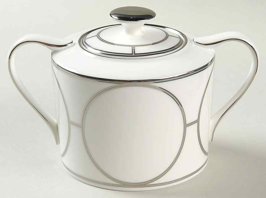 Platinum Links Sugar Bowl & Lid by Mikasa-1