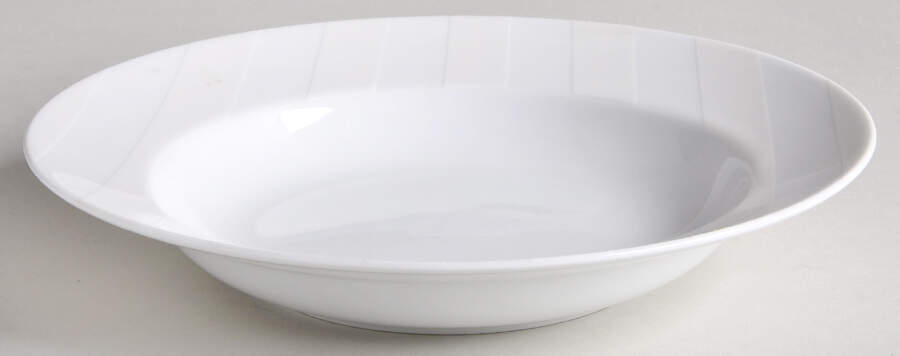 Awnings Stripe White 9" Soup/Pasta Bowl by Marc Blackwell-1