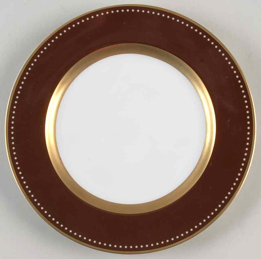 Carolina Chocolate Luncheon/Salad Plate by Marc Blackwell-1