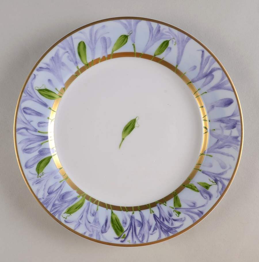 Fleur de Lee Gold Salad Plate by Marc Blackwell-1