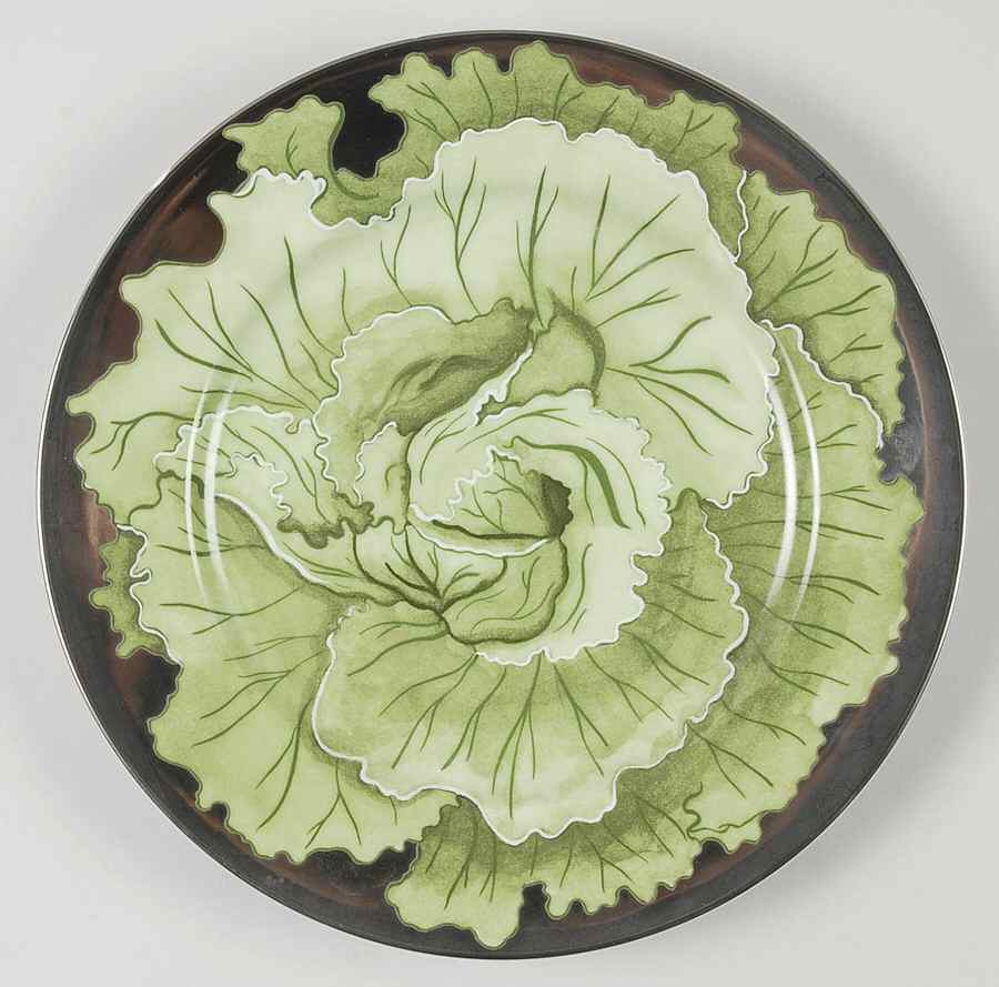 Insalata Platinum Salad Plate by Marc Blackwell-1