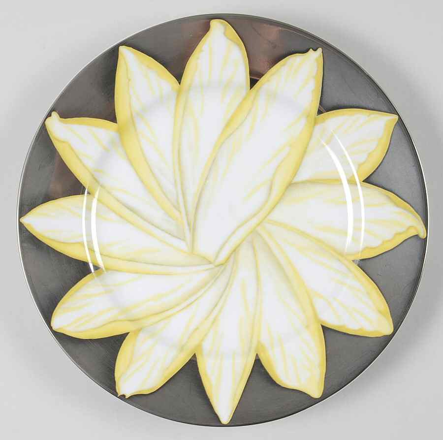 Insalata Platinum Salad Plate by Marc Blackwell-1